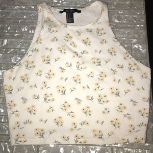 Forever 21 Flower Crop Top